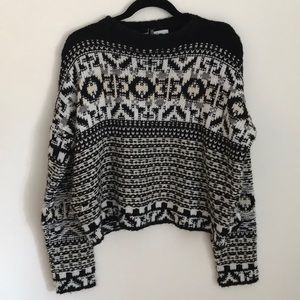 B&W Chunky Winter Sweater